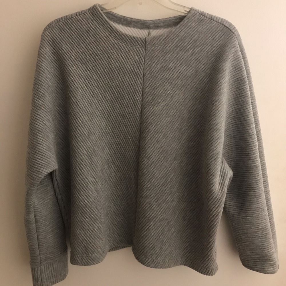 Target grey sweatshirt.